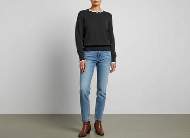 sweter monki: H&M, Sweter damski, rozmiar M