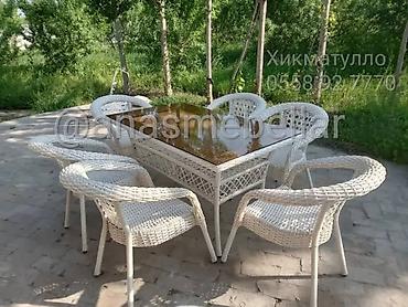 Комплекты садовой мебели: Комплект садовой мебели, Стол, Ротанг — 18