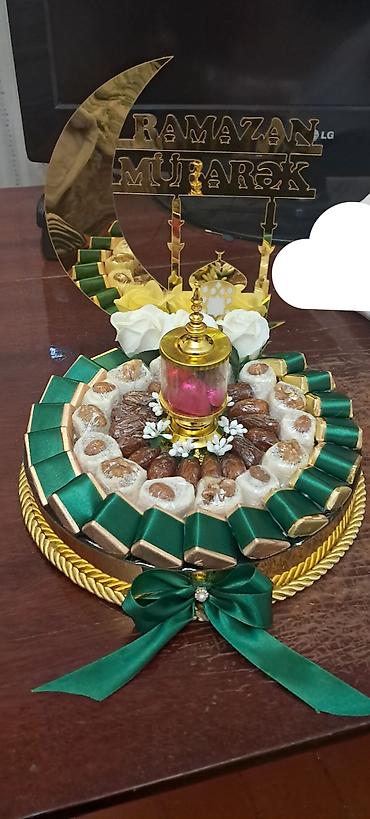 zir paket: Ramazan və xüsusi günlər üçün hazır hədiyyə şirniyyat kompozisiyaları — 1