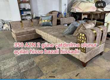 ikinci el mebel divan: Künc divan, Bazasız