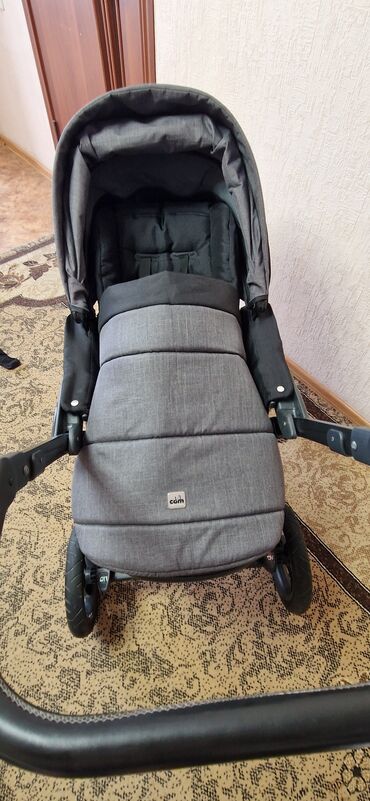 Коляски: Коляска, цвет - Серебристый, Б/у — 8