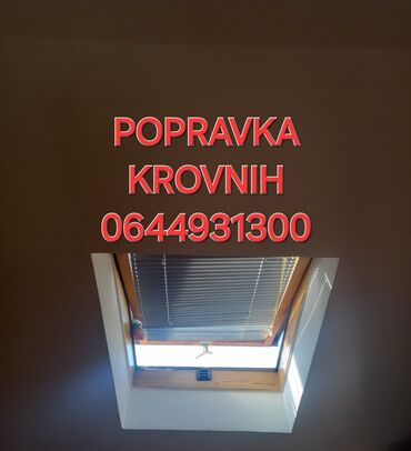Prozori: Usluga: popravka i zaptivanje krovnih prozora - Specijalizovana — 1