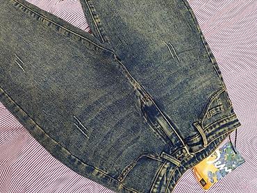 yun corab: Kişi üçün denim cins şalvar - Rəng: tünd mavi/indigo yuyulma effekti — 2
