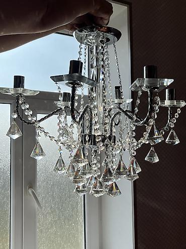cilcıraq satışı: Çılçıraq, 6 lampa, Xrustal — 2