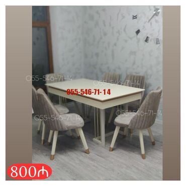 Çarpayılar: Qonaq otağı üçün, Yeni, 6 stul