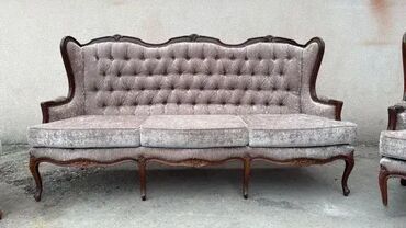 Stilske garniture: Stilska garnitura - trosed i dve fotelje - KAO NOVA 🛋️✨ Trosed sa dve — 15