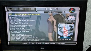 PS2 & PS1 (Sony PlayStation 2 & 1): Playstation 2 əla vəziyətdə disk yeri ləğv edilib praşifkalıdı yaddaşı — 9