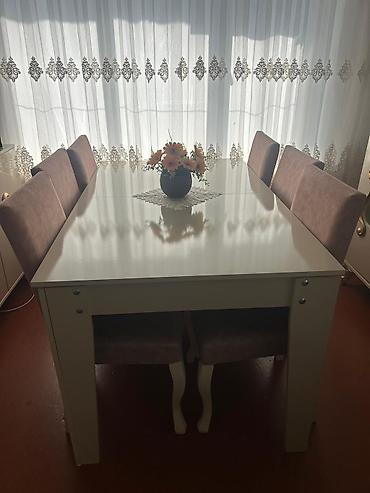 Digər mebel: N17Acilan masa ve 6 eded stul 250azn. Umumi seliqeli veziyyetdedir — 1