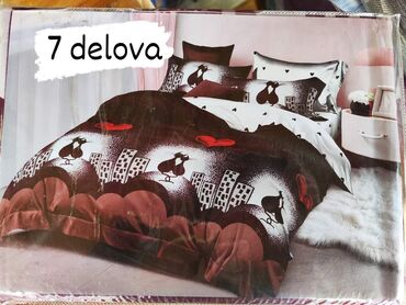 Posteljina: Posteljine matirani satenski pamuk Set sadrzi 7 delova: Cena: 3200 din — 16