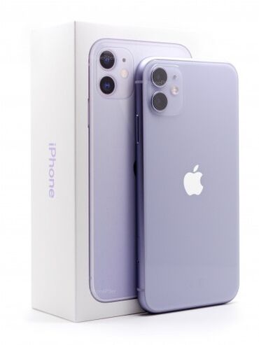 iphone 11 купить: IPhone 11, Б/у, 128 ГБ, Deep Purple, Защитное стекло, Коробка, Чехол, 77 %