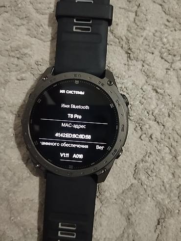 Другие смарт-часы: Смарт‑часы T8 Pro - Круглый сенсорный дисплей с яркими циферблатами — 2