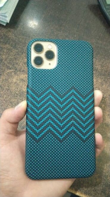 мышь и клавиатура для телефона: IPhone 11 Pro Max, Колдонулган, 64 ГБ, Alpine Green, Каптама, 81 %