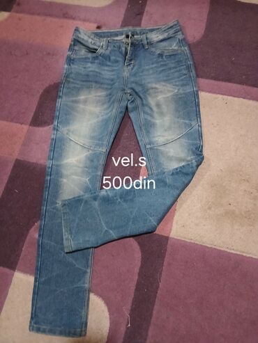 Pantalone: L, Visok struk, Ravne nogavice — 7