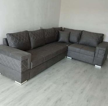 Divan və kreslo dəstləri: Künc divan, 2 kreslo — 9