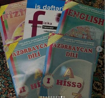 Digər məktəb dərslikləri: Hazırlıq üçün çox yaxşıdı bu kitablar.Eləsi var təzədiqiyməti 1-3 — 16