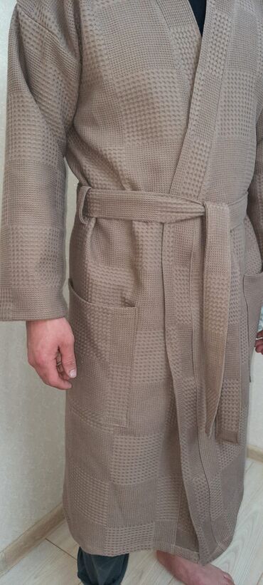 Домашние костюмы: Оптом минимум 10 шт! Мужской вафельный халат Женский вафельный халат — 3