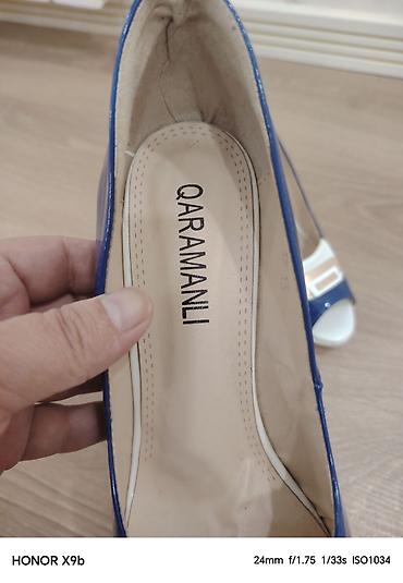 Tuflilər: Tuflilər, Ölçü: 37, rəng - Göy, İşlənmiş — 3