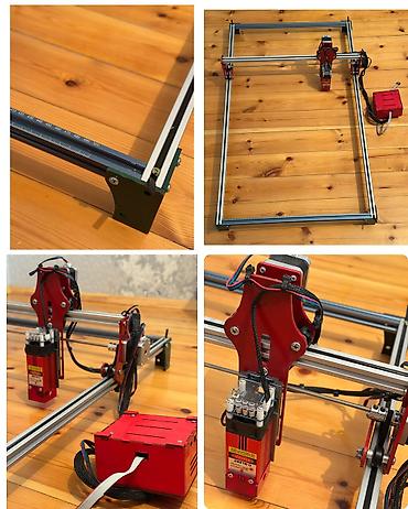 mini laser: Alüminium karkaslı dəqiq CNC lazer oyma qurğusu Xüsusiyyətlər: - İş — 1