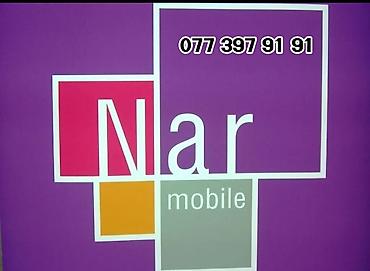 antena satisi: Nar Mobile nömrə satışı Brend: Nar (Azerfon) Kateqoriya: Mobil nömrə — 1
