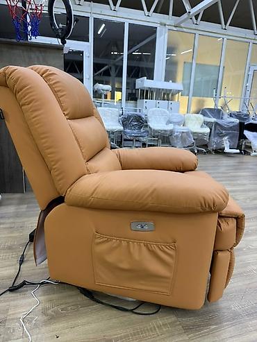 Реклайнеры: Реклайнер, Новый, цвет - Коричневый — 4
