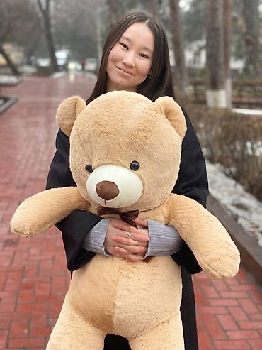 Игрушки: Мишка 1 метр Бесплатная доставка 🧸60 см 1000 сом (Бесплатная — 3