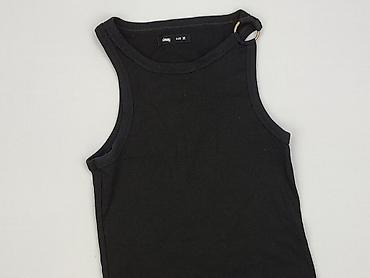 czarne bluzki basic: Sinsay, Top damski, rozmiar M — 5