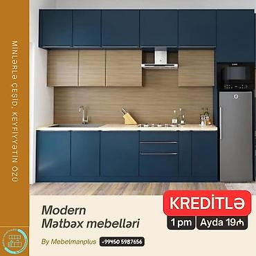 ay: Sifarişlə mətbəx dəsti, Özü çəkən petlələr, Mat laminat, Kredit var, Pulsuz çatdırılma — 8