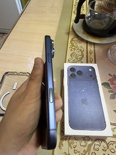 iphone 113: IPhone 17 Pro Max, Б/у, 256 ГБ, Blue Titanium, Коробка, 100 % — 4