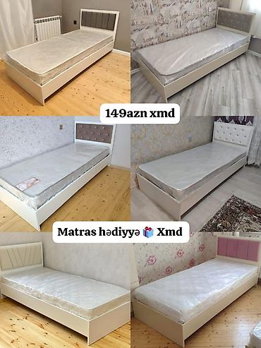 Ev və bağ: Tək nəfərlik çarpayılar – müxtəlif başlıq dizaynları ilə - Rəng: açıq — 1