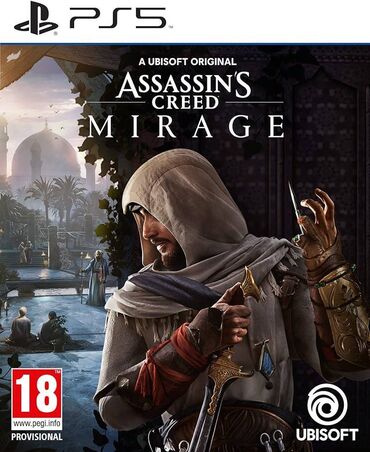 Колонки, гарнитуры и микрофоны: Оригинальный диск !!! Игра Assassin's Creed: Mirage (PS5) –
