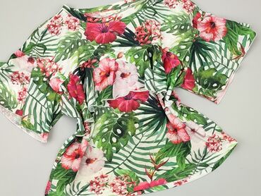 letnia spódnice w kwiaty: T-shirt, Reserved, XS, stan - Bardzo dobry