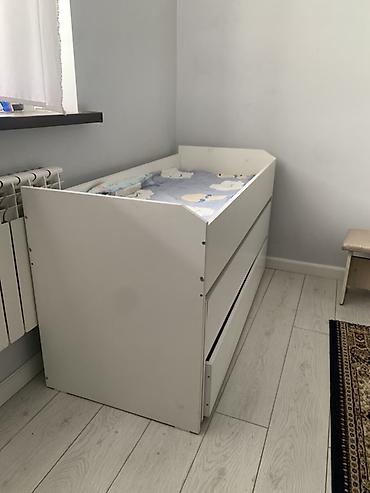 bunk bed: Детская кровать трансформер, Б/у, цвет - Белый — 3