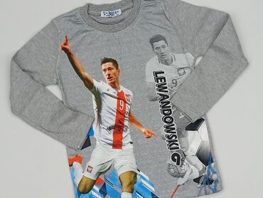 messi numer na koszulce: Bluzka, 5-6 lat, 110-116 cm, stan - Idealny