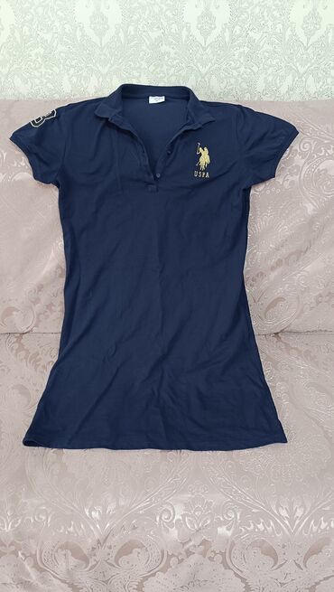 женские летние топы: Футболка, Us Polo Assn, Хлопок, XL (EU 42)