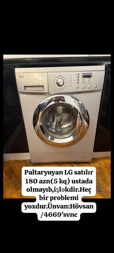 irshad electronics meiset texnikası: Paltaryuyan LG satılır 180 azn(5 kq) ustada olmayıb,işləkdir.Heç bir