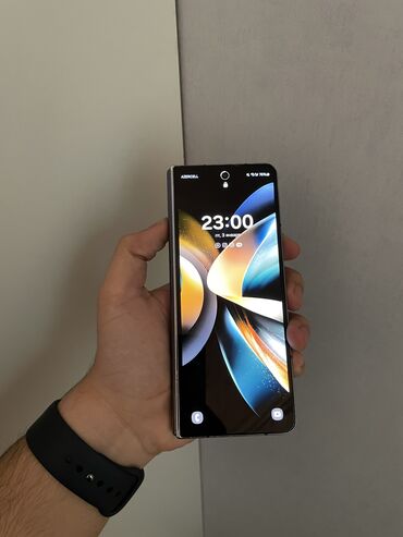 Samsung: Samsung Galaxy Z Fold 4, 256 GB, rəng - Boz, Barmaq izi, İki sim kartlı, Face ID