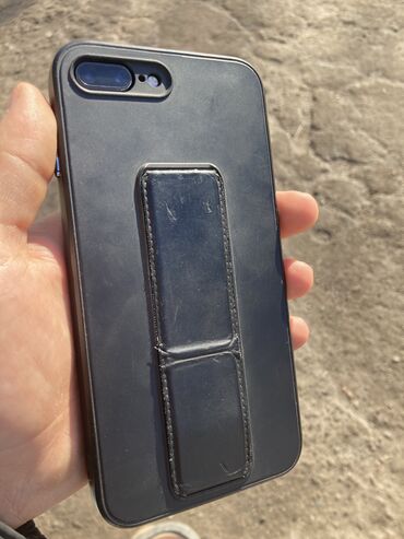 Apple iPhone: IPhone 8 Plus, Б/у, 64 ГБ, Black Titanium, Чехол, 73 % — 16