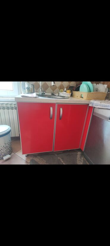 fotelje na razvlačenje kika: Kitchen furniture sets, color - Red, Used