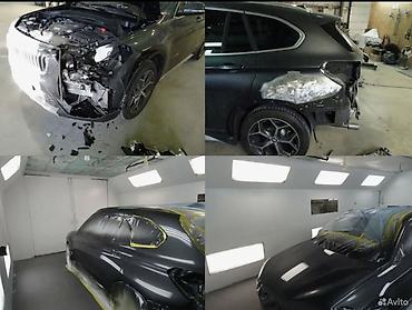 СТО, транспортту оңдоо: Кузовной ремонт и покраска автомобиля Что делаем: - Локальный ремонт — 7