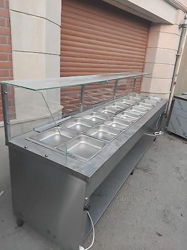 restoran is: *Seva Xirdalan* Bemvari satılir.16 qablıdlr.Ön hissəsi şüşədir. Nerj — 1