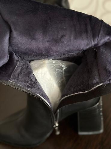 Сапоги: Сапоги, 36, Malien, Новый, цвет - Черный, Самовывоз — 8