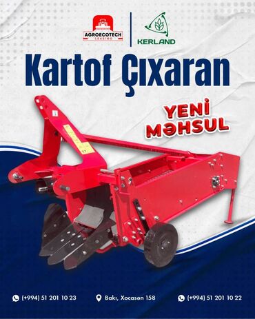 Avtoservis avadanlıqları: Yeni Gələn! Kartof Çıxaran Aqreqat — KERLAND 🌾 Agroecotech Leasing