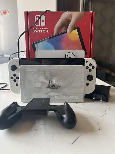 switch 2: Nintendo switch oled 2023cü ilin modeli 64gb yaddaş tam problemsizdir — 9