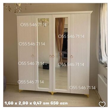 Masa və oturacaq dəstləri: Yeni, Düz dolab, Qarderob, paltar dolabı