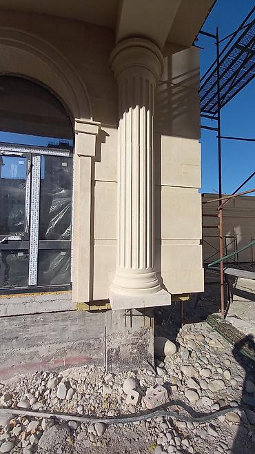 Фасадные плиты Сары-Таш (Травертин): Сары Таш,Гранит,соколдун баардык турун коёбуз, жеткиликтүү — 18