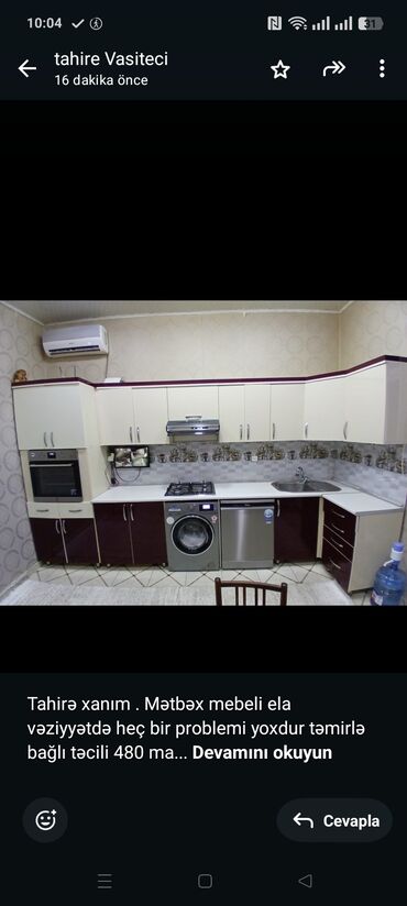 Komodlar: Tahirə xanım . Mətbəx mebeli ela vəziyyətdə heç bir problemi yoxdur