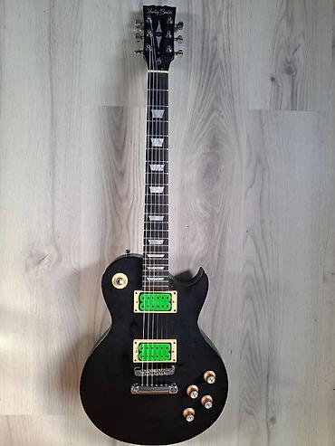 Электрогитары: Harley Benton SC400, yığılmış: Bridge (gövdə) pickup: DiMarzio Evo2 — 1