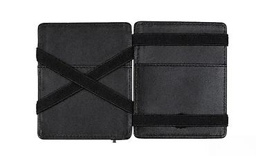 Novčanici: Livergy Premium “Magic Wallet” – crni kožni novčanik/kartičar - — 6