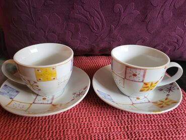 Kuhinjski setovi: Solje nove porcelanske za dvoje. Komada. 2. Tacne. 13,5cm. Solje na lalafo.rs — 6 Kuhinjski setovi: Solje nove porcelanske za dvoje. Komada. 2. Tacne. 13,5cm. Solje — 6