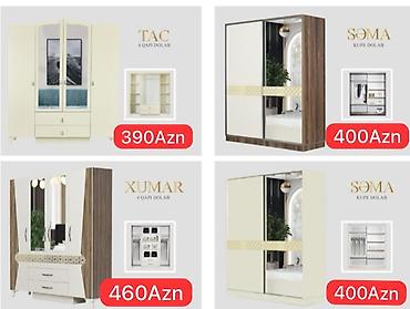şkaf paltar: 390 azndan baslayan kupe dolab modelləri: Fabrik istehsalı mebellərin — 1